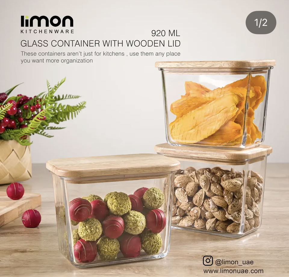 Glass container 920mL