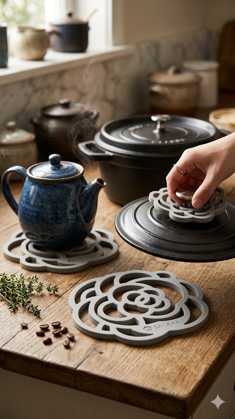 Silicon trivet
