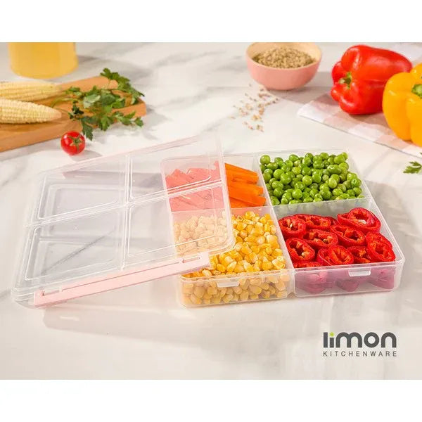 4 Section Freezer Box with Lid by Limon