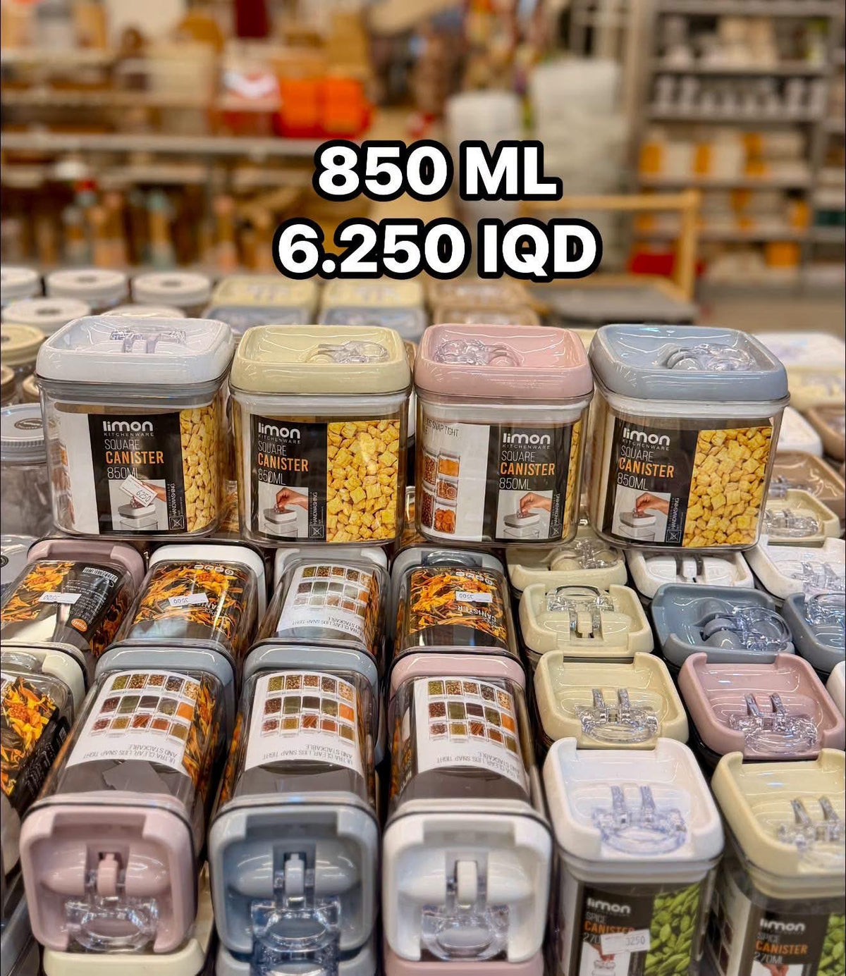 Square canisters