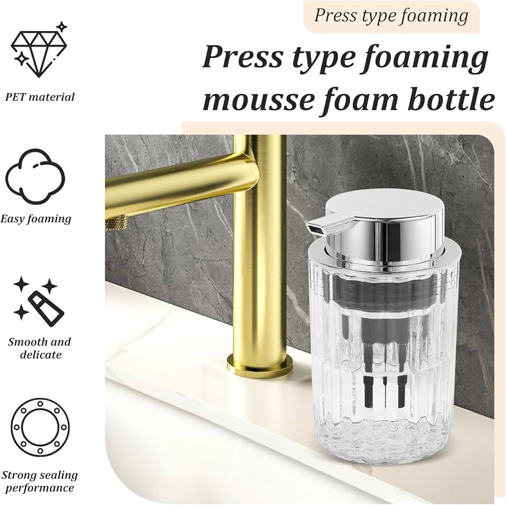 Acrylic soap dispenser