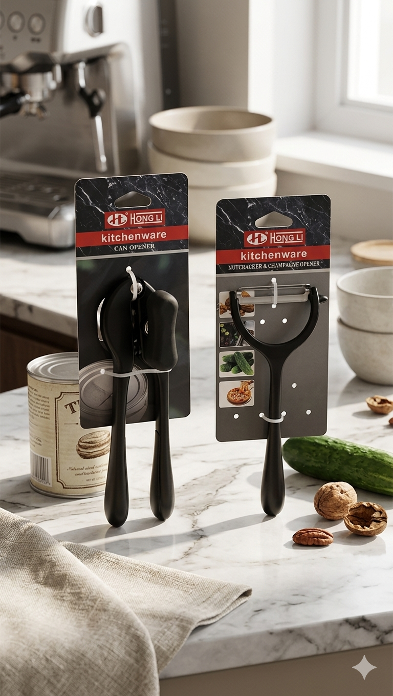 Can opener &peeler