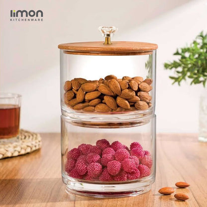 Two layer candy jar
