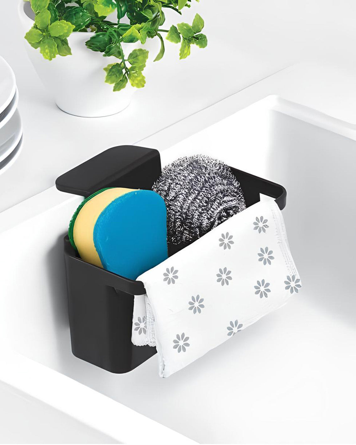 Sinkside in-sink organizer