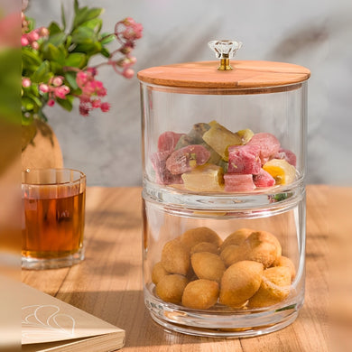 Two layer candy jar