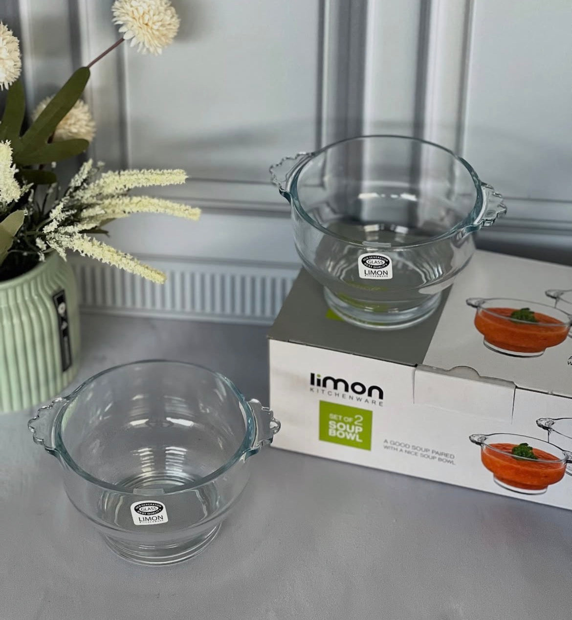 Soup bowls set
