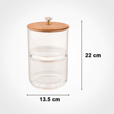 Two layer candy jar