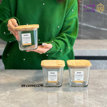 Glass container 860 mL