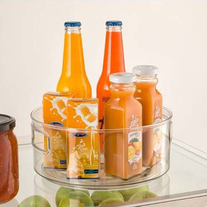 Multi-Use Acrylic Rotatable Tray with Handles by Limon