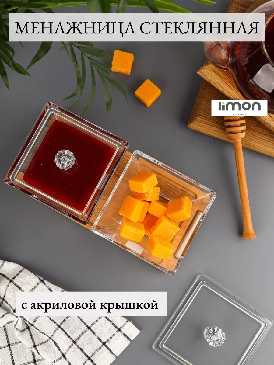 Snack serving set