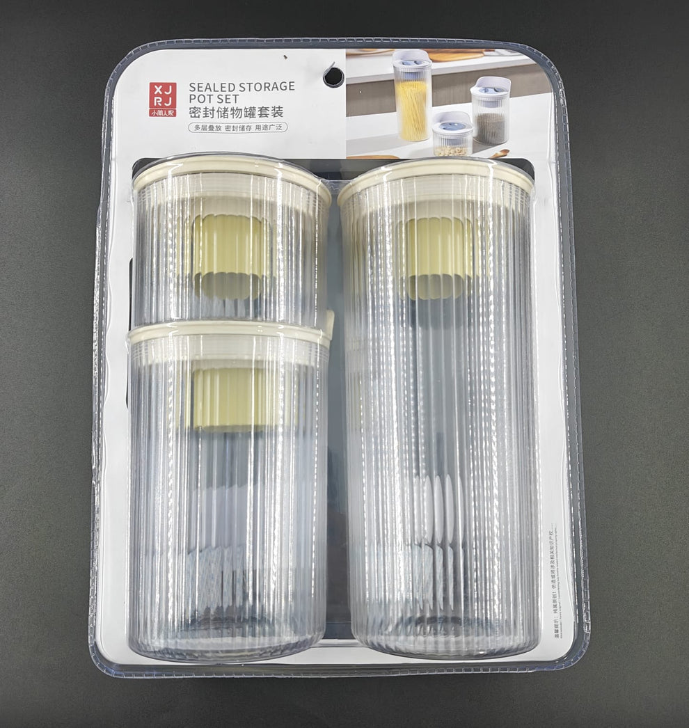 Airtight food storage containers