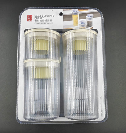Airtight food storage containers