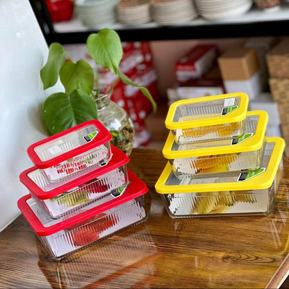 Limon Multicolor Glass Container 3-Pcs Set!