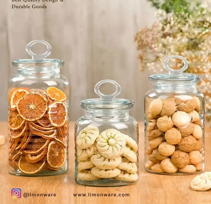 Rustic glass containers
