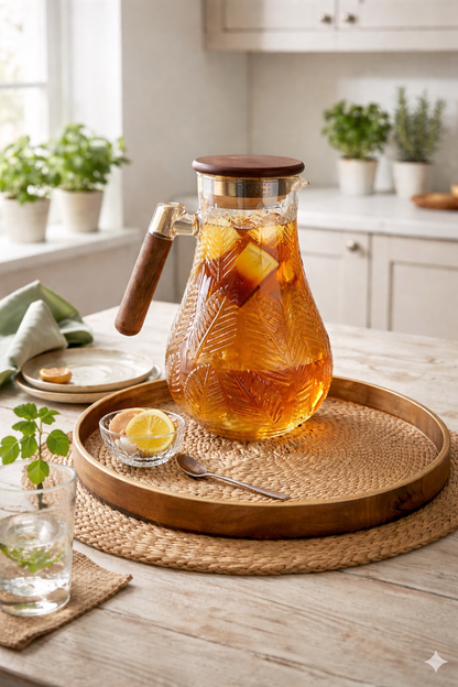 Glass pitcher