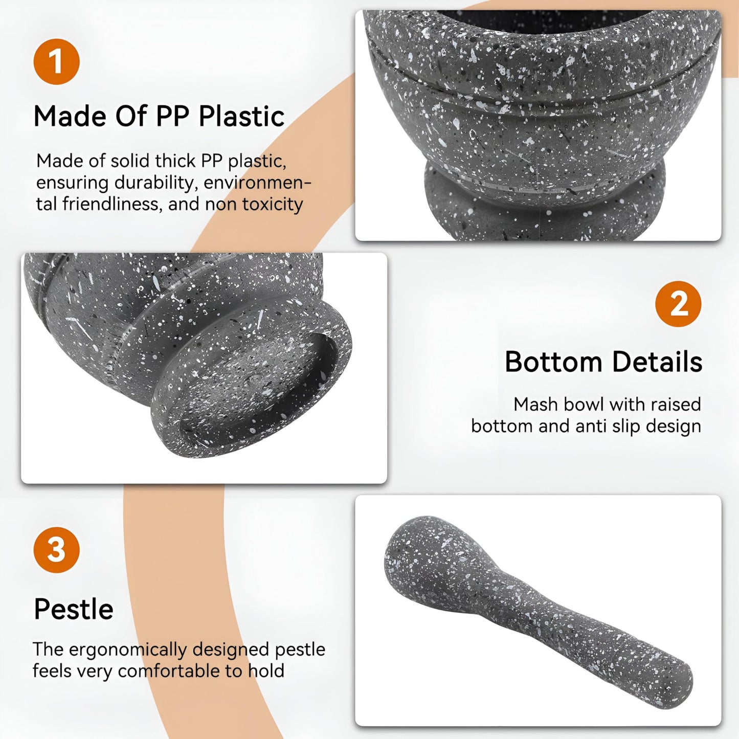 Plastic granite hun
