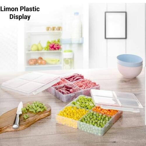 4 Section Freezer Box with Lid by Limon