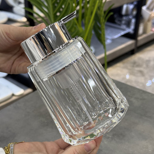 Acrylic soap dispenser