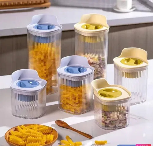 Airtight food storage containers