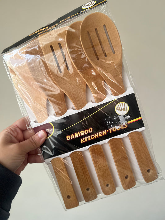 Bamboo kitchen tools