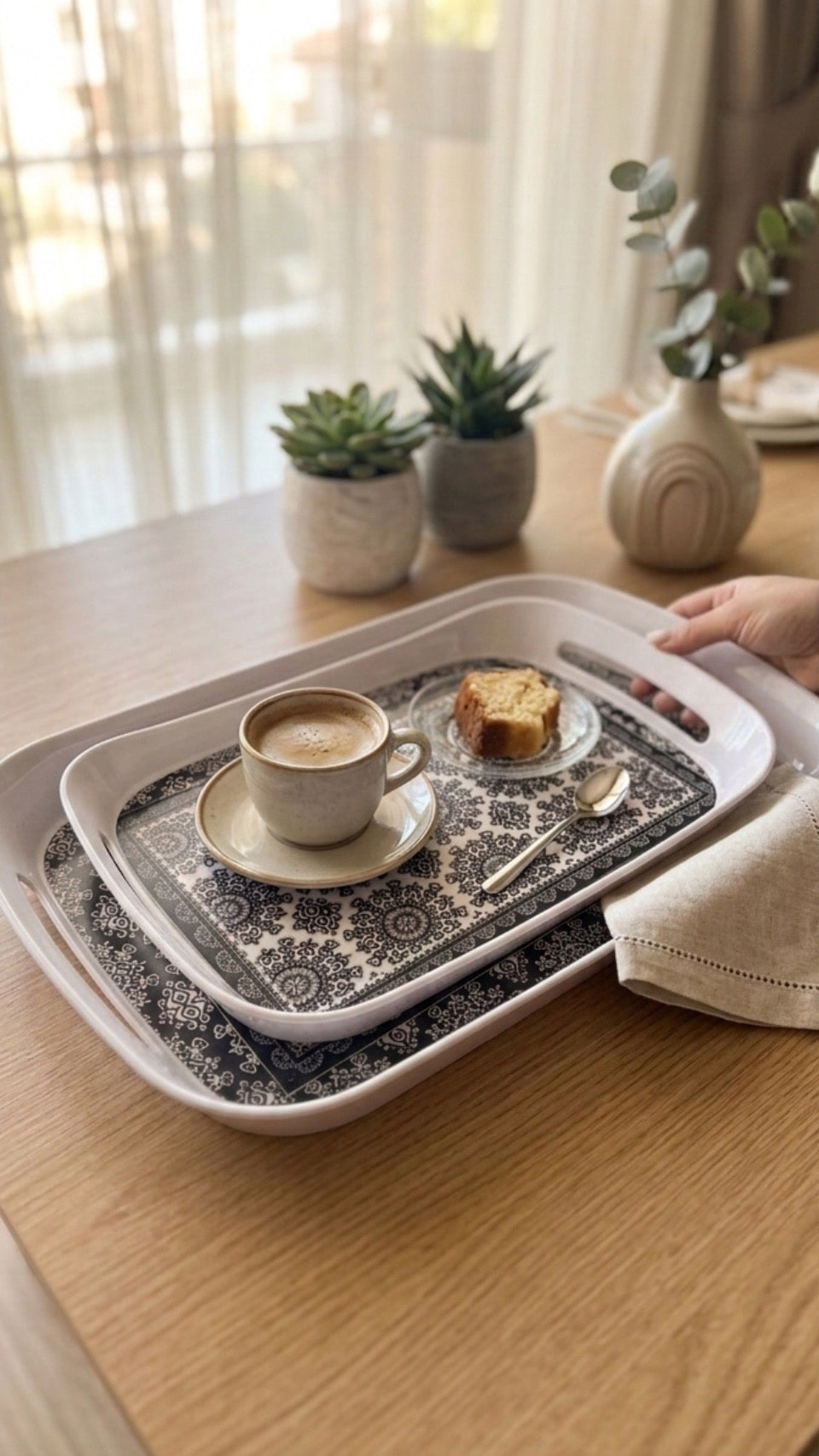 Melamine trays