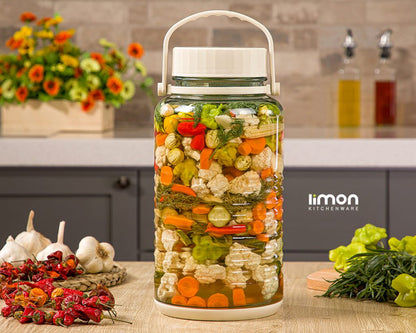 Limon Airtight Glass Pickle Jars!