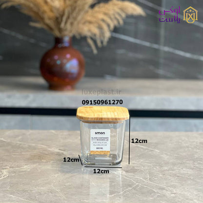 Glass container 860 mL