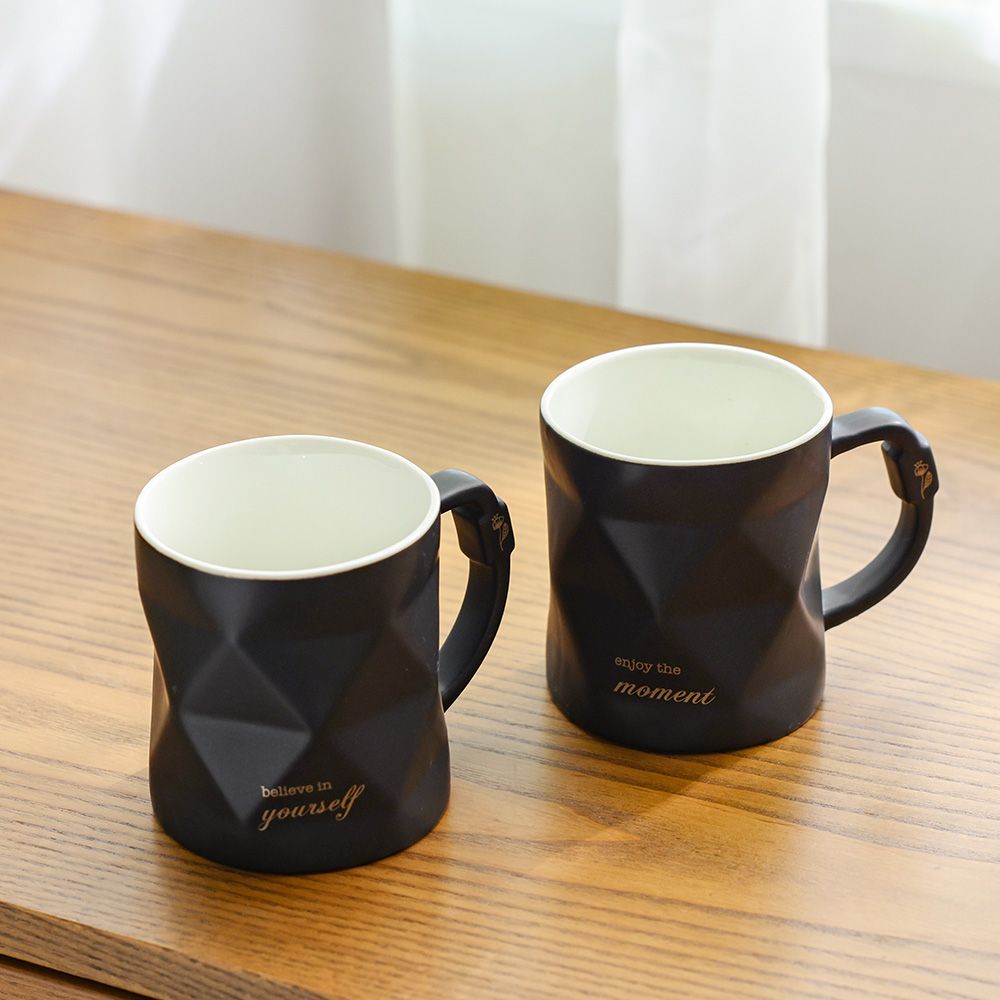 2-pcs New bone china mugs