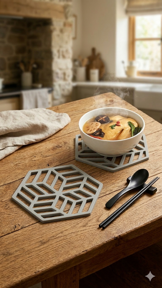 Silicon trivet