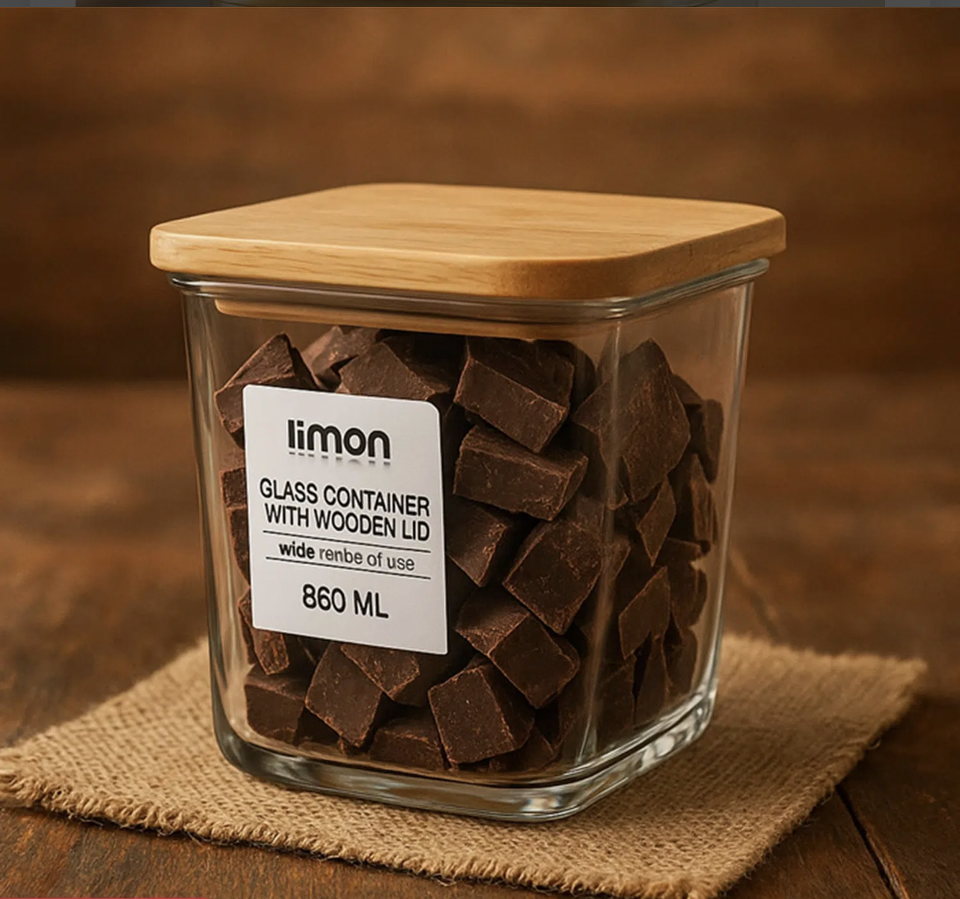 Glass container 860 mL