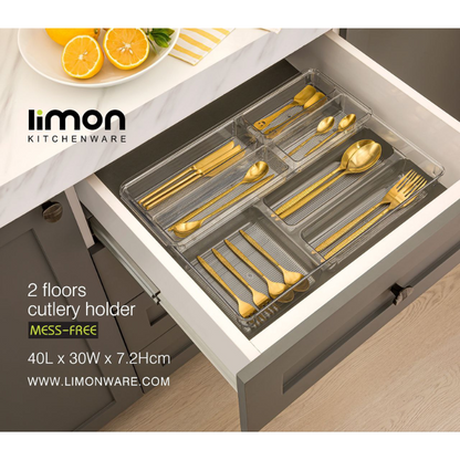 2 layered Limon acrylic organizer