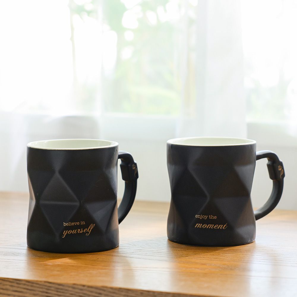 2-pcs New bone china mugs