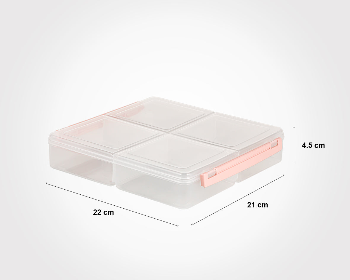 4 Section Freezer Box with Lid by Limon