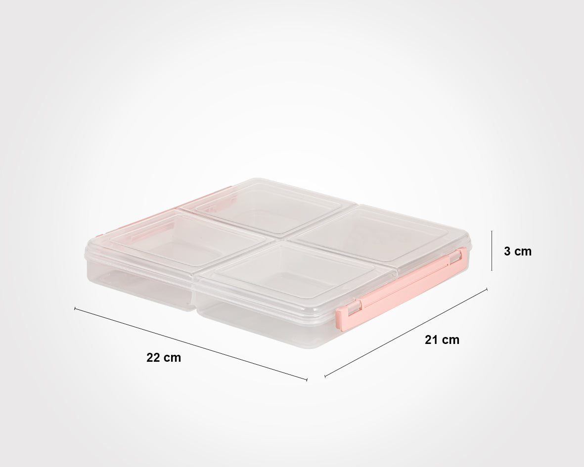 4 Section Freezer Box with Lid by Limon